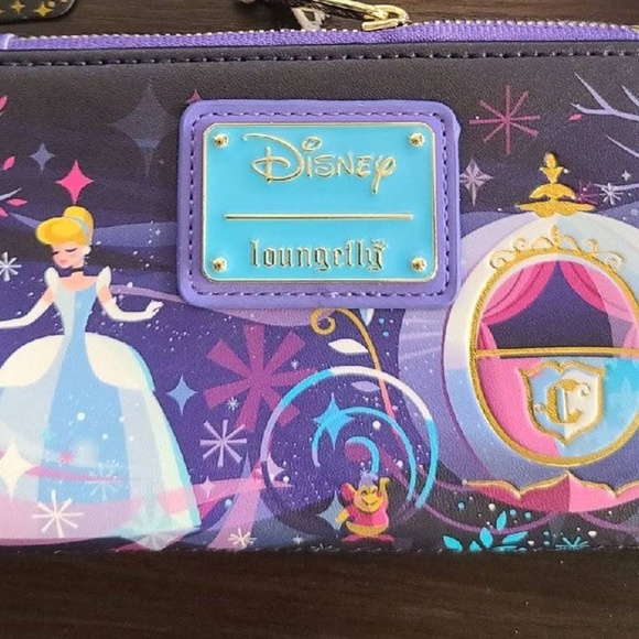 Loungefly Cinderella Castle Backpack and Wallet
